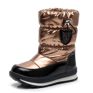 Stövlar 30% Real Wool Winter Warm Baby Shoes Waterproof Children's Snow Boots -30 grader Keep Warm Girls Boys Snow Boots Barnskor 230905