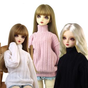 Doll Accessories Clothes for doll fits 13 14 16 BJD uncle Fashion turtleneck sweater toys gift 230907