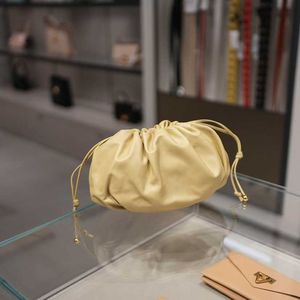 Kobiet Designer Luksusowe torby na ramię BVS Botteg Vene Cassava Yellow Cloud X