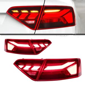 Taillight For A5 A5L 2008-20 16 Tail Lights RS5 Style Sequential Turn Signal Taillight LED Brake Lights Reverse Stop Lamp