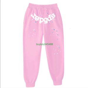 2023 calças masculinas e femininas sweatpants moda aranha web sp5der 55555 consoladores conjuntos cantor impresso solto casal camisola hoodie q07h