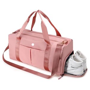 LL Women Yoga Handbags Sport Gym Facs CARREAL TRAVER DUFFEL DUFFEL BACK BEATH COTTOR