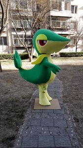 Snivy Mascot Costume Custom Fancy Costume Anime Kit Mascotte Theme Fancy Dress Carnival Costume41088