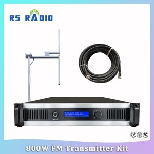 Pll Stereo 800W 800 Watts fm radio transmitter broadcasting kit for Radio Station