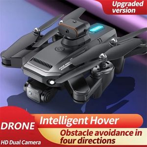 Drone com pairar inteligente, prevenção de obstáculos, câmera dupla HD, anti shake eletrônico, lente ajustável, localização de fluxo óptico, gesto para tirar fotos