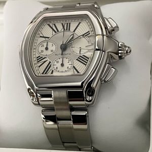 mm ROADSTER XL CHRONOGRAPH STAINLESS STEEL Chrono DIAL W X Quartz Chronograph Working Men s Watch