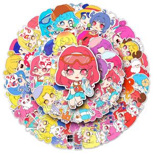 50pcs blind box doll sticker PVC waterproof decoration diy fashion car diary skateboard