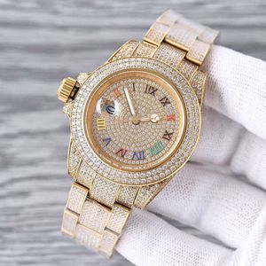 D3MF 2023Wristwatch Mens Diamond Watch 42MM Automatic Mechanical Watch Ladi Wristwatch Montre de Luxe Stainls Steel For Men Fashion Wristwatch Various Digital