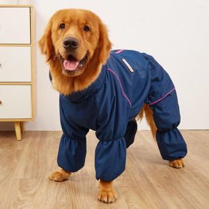 Dog Apparel Pet Clothes Big Four-legged Tunic Storm Jacket Golden Retriever Labrador Autumn Warm Clothing