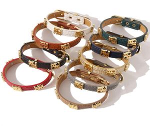 HUISTORY модные узкие версии браслеты из искусственной кожи для женщин широкий круглый браслет с пряжкой и подвеской пара ювелирных изделий Gift8234047