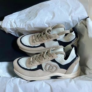 2023 Summer New Men Sneaker Designer per donne allenatori in maglia verde a maglia in pelle Luxury Lace Up Shot Shoe Trainer Popular Sneaker Store con polvere Bag