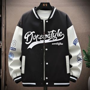 Mens Jackets Y2K Street Hiphop Coats Womens Spring Trend Allmatch Baseball Uniform Men Bomber 230906