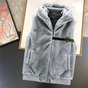 Gilet da uomo alla moda gilet in cotone felpato design piumino senza maniche da uomo e da donna Autunno / inverno cappotto casual coppia gilet cappotto caldo di grandi dimensioni M-3xl # 026