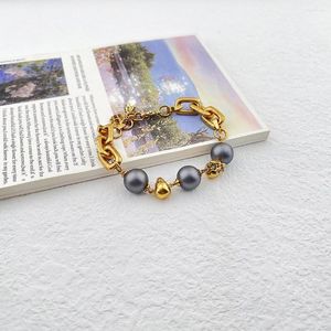 Braccialetti a maglie Bracciale Europa e Stati Uniti Vento freddo Retro Teschio Uomo Donna Accessori Regalo Pulseras Mujer Leggero Lusso