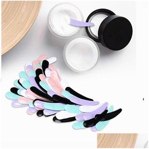 Altri materiali di imballaggio per la spedizione Mini plastica piccola crema per il viso cucchiaio maschera per il viso bastone cosmetico Spata scoop bellezza Makeu Otlb9