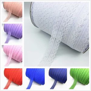 5yards/Lot 30mm Heart Shape Lace Ribbon Handicrafts Embroidered Net Lace Trim Ribbon DIY Wedding Crafts Christmas Decorations
