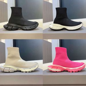 Sock Shoes Designer Men Casual Shoes 3XL Sneaker Womens Socks Boot Knit Women Mesh Trainer Walking With Box NO467