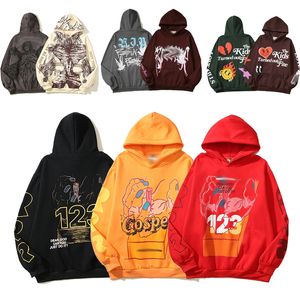 Hooded Designer Hoodies Mens Fashion Sweatshirts sportswear Clothing High Street Print Pullover Fleece Hoodie