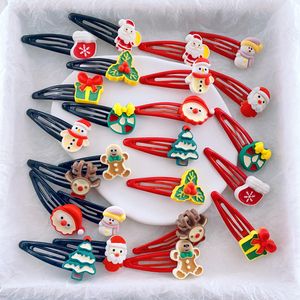 Multistyle Weihnachtsmann Haarspangen Damen Mädchen Schneemann Weihnachtsbaum Haarspangen Weihnachten Haarschmuck