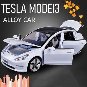 DIECAST Model Car 1 32 Model 3 Model samochodu aluminiowego Diecasta Pojazdy zabawkowe Toy Car Kid Toys for Children Prezent