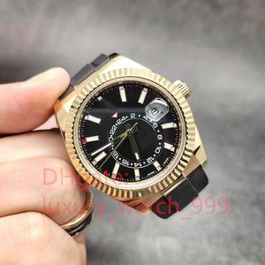Designer Men Watch Automatic Mechanical Movement Gmt Works Normally And Can Be Adjusted Separately. 42mm Black Dial, Classic Tape Bracelet, Automatic Date Display