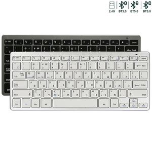 Claviers Jomma clavier tipis Bluetooth 2 4G nirkabel dapat diisi ulang pour tablette iPad iPhone ordinateur portable Russie 230905