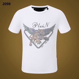 NEW STYLE Phillip Plain Men T Shirts Designer PP Skull Diamond T Shirt Short Sleeve Dollar Brown Bear Brand Tee High Quality Skulls T Shirt Tops PP12098