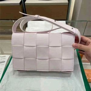 Baodiejia totes bolsas garrafa cassete saco designer autêntico tecido cor sólida único ombro mensageiro feminino venetass couro