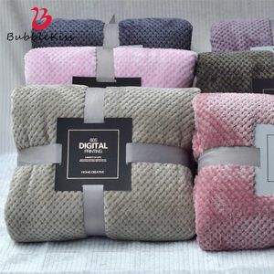 Decken Pucken Bubble Kiss Home Textile Decke aus Polar-Mikrofaser, deckt das Bett ab, 200 x 230 cm, dicke Fleece-Sofadecke, rosa, kleine Decke für Kinder 230905