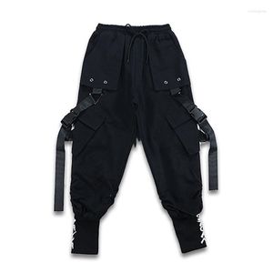 Stage Wear Tactical Cargo Pants For Girls Boys Dance Costume Clothes Kid Cool Black Hip Hop Clothing Streetwear Harajuku Jogger