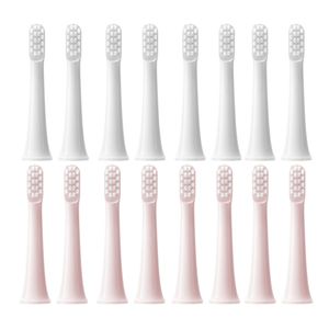 Szczoteczki do zębów Głowica 8pcs dla Xiaomi Mijia T100 Zastępcze głowice pędzla Sonic Electric Skuth DuPont Soft Bristle odpowiednie dysze 230906