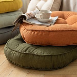 Pillow Nordic Plain Velvet Tatami Thickened Winter Sofa Back Floor Meditation Futon Round 55