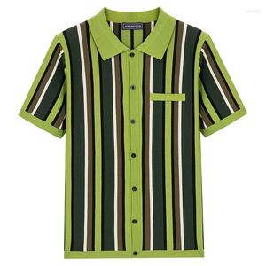 Мужские поло 2023, повседневная трикотажная рубашка-поло для отдыха, лоскутная футболка с отложными пуговицами, футболка с коротким рукавом, дышащая, M-3XL, легкая, роскошная