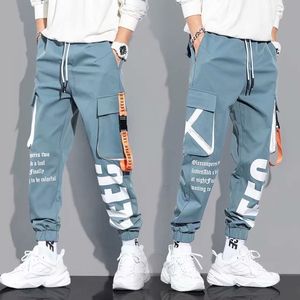 Men s Pants Hip Hop Cargo Men Streetwear Cotton Joggers Fashion Sweatpants Male Casual Harem Trousers Summer Harajuku Women 230906