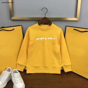 Bebek giysileri tasarımcısı çocuk hoodies uzun kollu süveter erkek boyutu 100-150 cm göğüs mektubu baskı yuvarlak boyun sweatshirts sep01