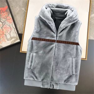 Fashion men's vest plush cotton vest design men's and women's sleeveless down jacket Autumn/winter casual coat couple vest warm coat large size M-3xl#064