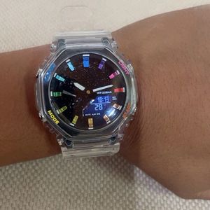 2023 Mężczyźni zegarki White G Style Sport Watch LED Digital Waterproof Casual Watch S Shock Male Clock Relogios Masculino Watch Man 2100