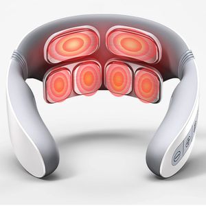 Outros itens de massagem 6 Massageador de cabeça e pescoço Massageador cervical sem fio Pulso elétrico Aquecimento infravermelho 360 ° Massagem vibratória Cuidados de saúde Alívio da dor 230905