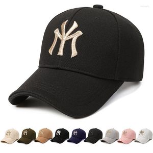 Ball Caps Unisex Strapack Cap Trucker Hat Beyzbol İşlemeli Ayarlanabilir Baba Spor Klasik Pamuk Şapkaları