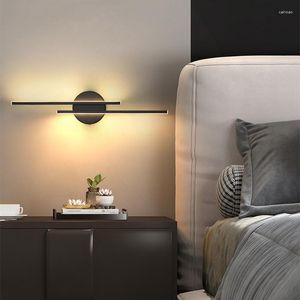 Vägglampa modern enkel 14w hem el dekorer super ljusa långa remsor ljus vardagsrum korridor sängläsning lampor