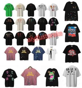 2023 Galerien T-Shirts Herren Damen Designer T-Shirts Depts Cottons Tops Mann S Freizeithemd S Kleidung Street Shorts Ärmel Kleidung Größe S-XL