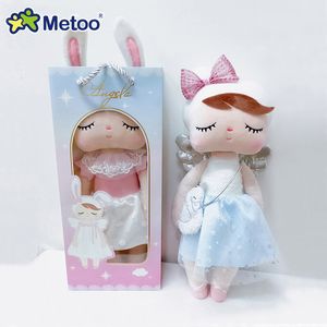 Puppen Puppe Kinderspielzeug Kawaii Engel Angela Stoffkaninchen Plüsch schlafend für Mädchen geboren Baby Weihnachten Geburtstagsgeschenk 230906