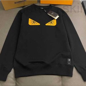 Mens Luxury Sweater & Sweatshirts designer High Edition Correct Autumn New Long Sleeve Pullover Sweater with Pressure Glue Cracking Eye Versatile Casual Wear