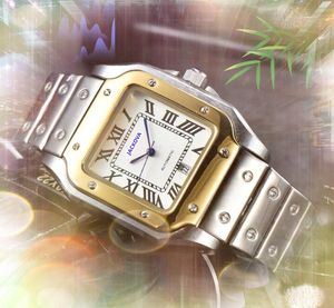 mens due tipi marche orologi al quarzo di design orologio meccanico automatico di alta qualità per uomo striscia di gomma in acciaio inossidabile orologio da polso impermeabile montre regali di lusso