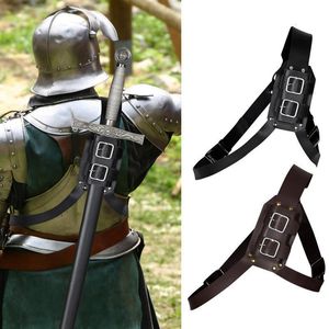 دعم الظهر قابلة للتعديل حزام الكتف في العصور الوسطى حزام السيف غلاف غلاف من القرون الوسطى الحافظة أزياء الضفدع الحافظة لبلد الأزياء Cosplay 230905