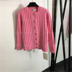 Cardigan Designer Womens Sweaters Knitted Jacket Round Neck Long Sleeved Knit Coat Fashion Party Daily Knit Top Slim Fit Comfortable Designer Sweater Women