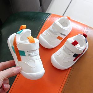Spor ayakkabı bebek yürümeye başlayan ayakkabılar dört mevsim 0 ila 3 yaşlarında yumuşak dip vuruşsuz kızlar kızlar ağlık nefes alabilen tek 230906