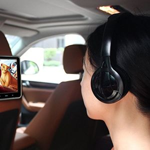 Słuchawki telefonu komórkowego gratis pengiriman stereo stereo Nirkabel słuchawki słuchawkowe Ir di ​​atap mobil dvd tau headrest DVD Player Dua Saluran 230905