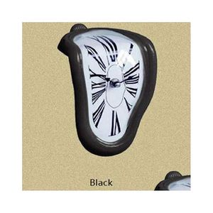 Väggklockor Nya surrealistiska smältande förvrängda surrealistiska Saador Dali Style Watch Decoration Gift Home Garden 230105 Drop Delivery Decor DH4DL