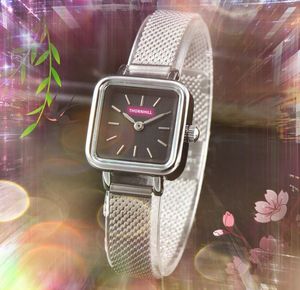 Kobieta mała kwadratowa runda dwa szpilki pieśń zegarek kwarcowy Ultra cienkie wysokie zegar wodoodporny biznes swobodne różowe złoto srebrne srebrne fajne kobiety popularne zegarki prezenty